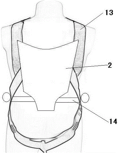 個人高層逃生裝置的帶兒童服的專用綁帶的制作方法附圖