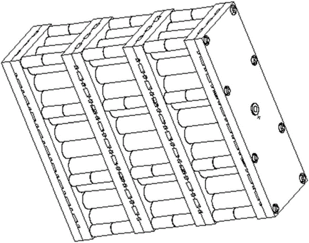 一種電動汽車的鋰離子電池模塊總成的制作方法附圖