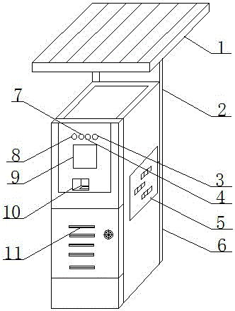 一種人工智能充電樁的制作方法附圖