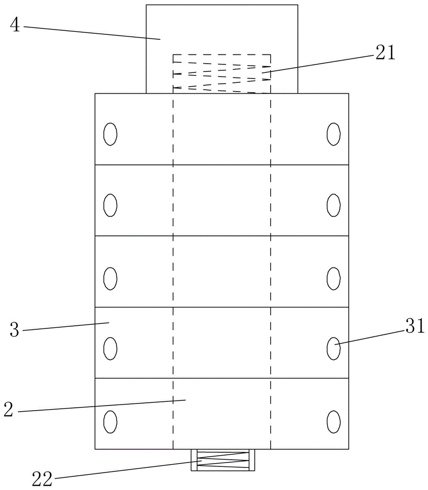 一種多功能延伸廚具架的制作方法附圖