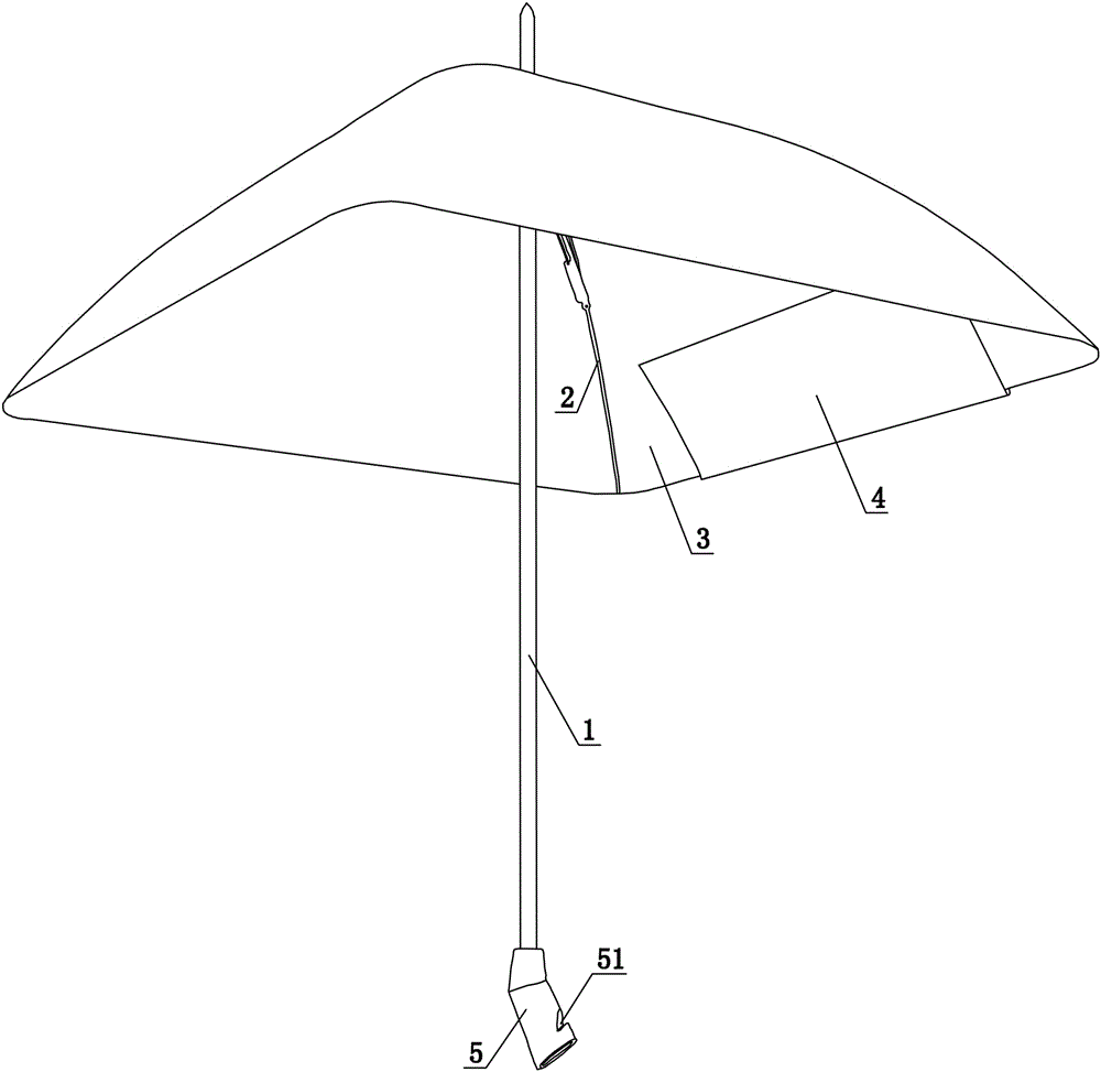 一種可拼接的傘的制作方法附圖