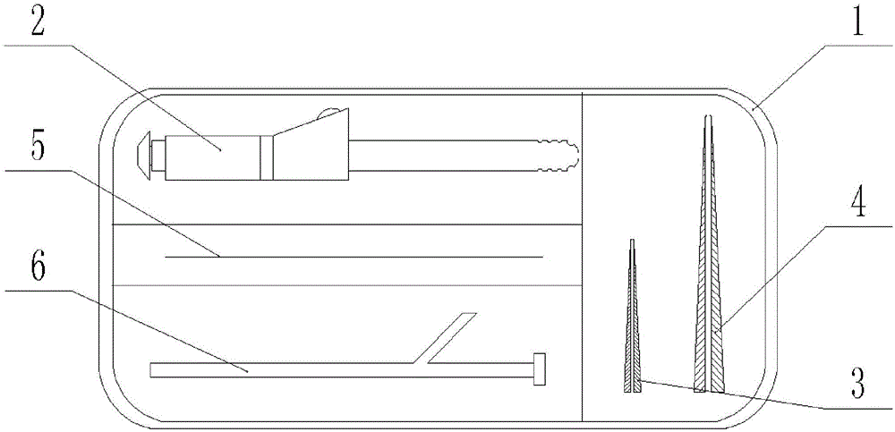 胸腔穿刺包的制作方法附圖