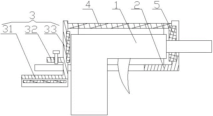 基于減少沖擊力的鉚釘槍的制作方法附圖