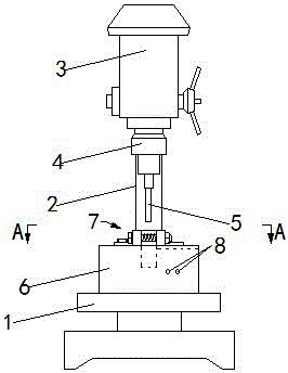 一種帶孔零件加工用的絞孔機(jī)的制作方法附圖