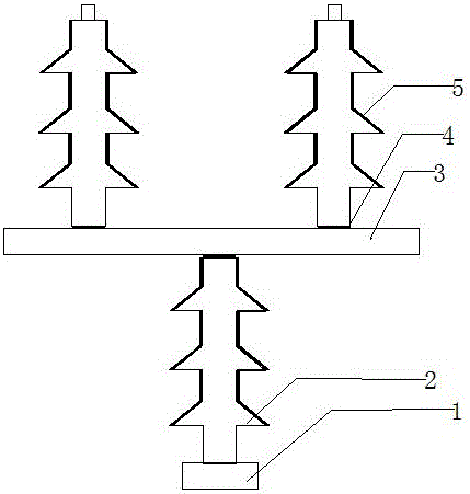 一種組合式防污閃絕緣子的制作方法附圖