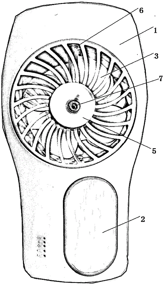 一種加濕風(fēng)扇的制作方法附圖