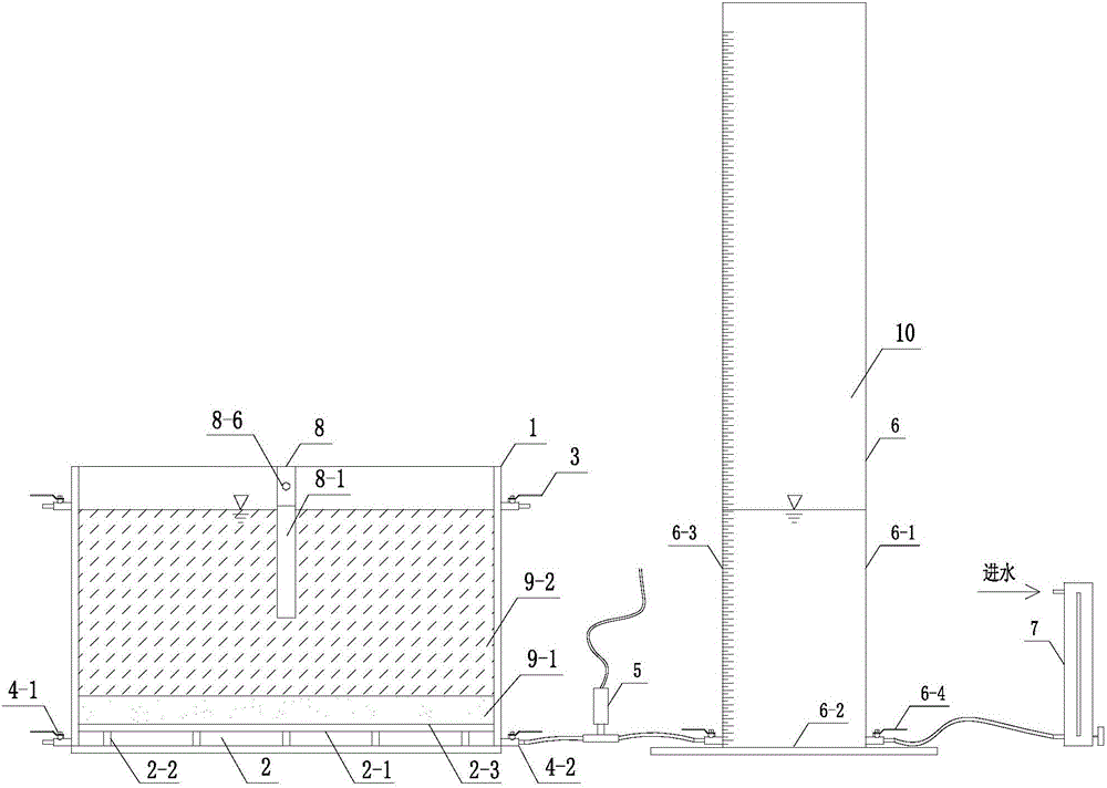 動(dòng)態(tài)承壓水作用的地基模型試驗(yàn)裝置的制造方法附圖