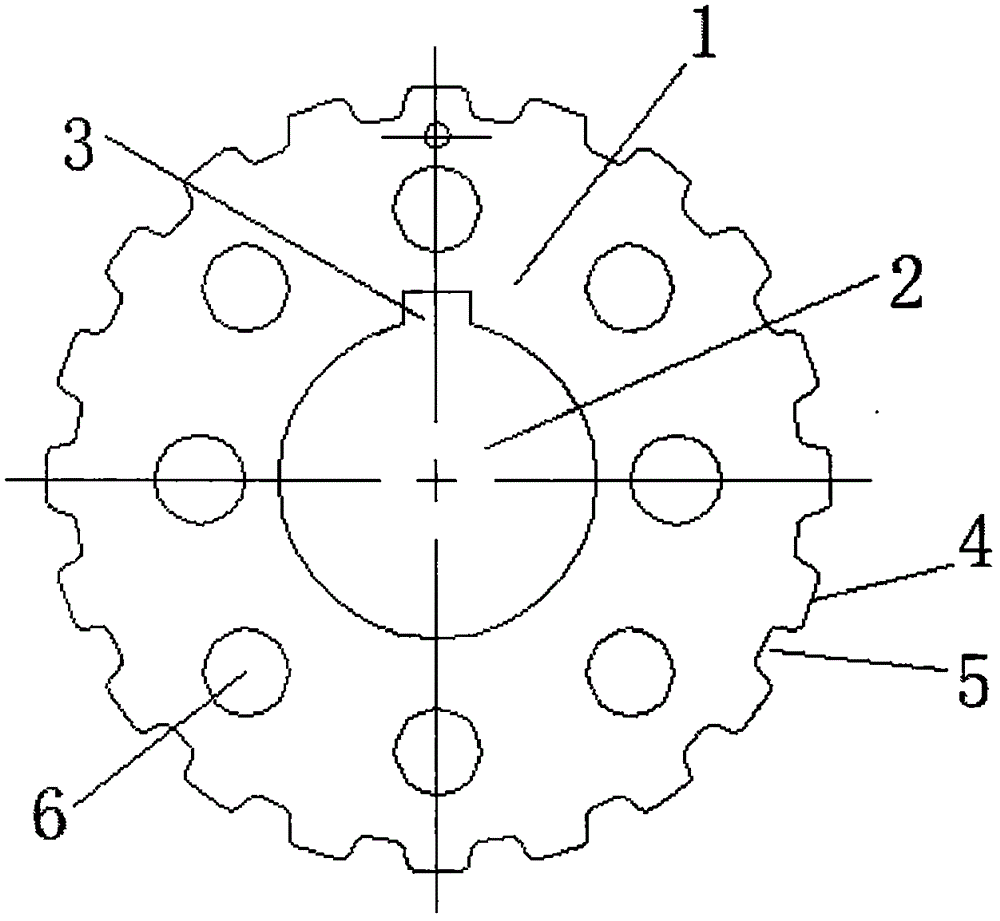 一種曲軸正時(shí)帶輪的制作方法附圖