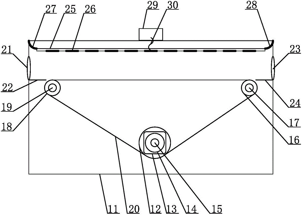 一種預(yù)加熱過塑機(jī)輔助裝置的制造方法附圖