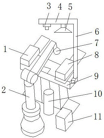 一種多功能機械手噴涂站結(jié)構(gòu)的制作方法附圖