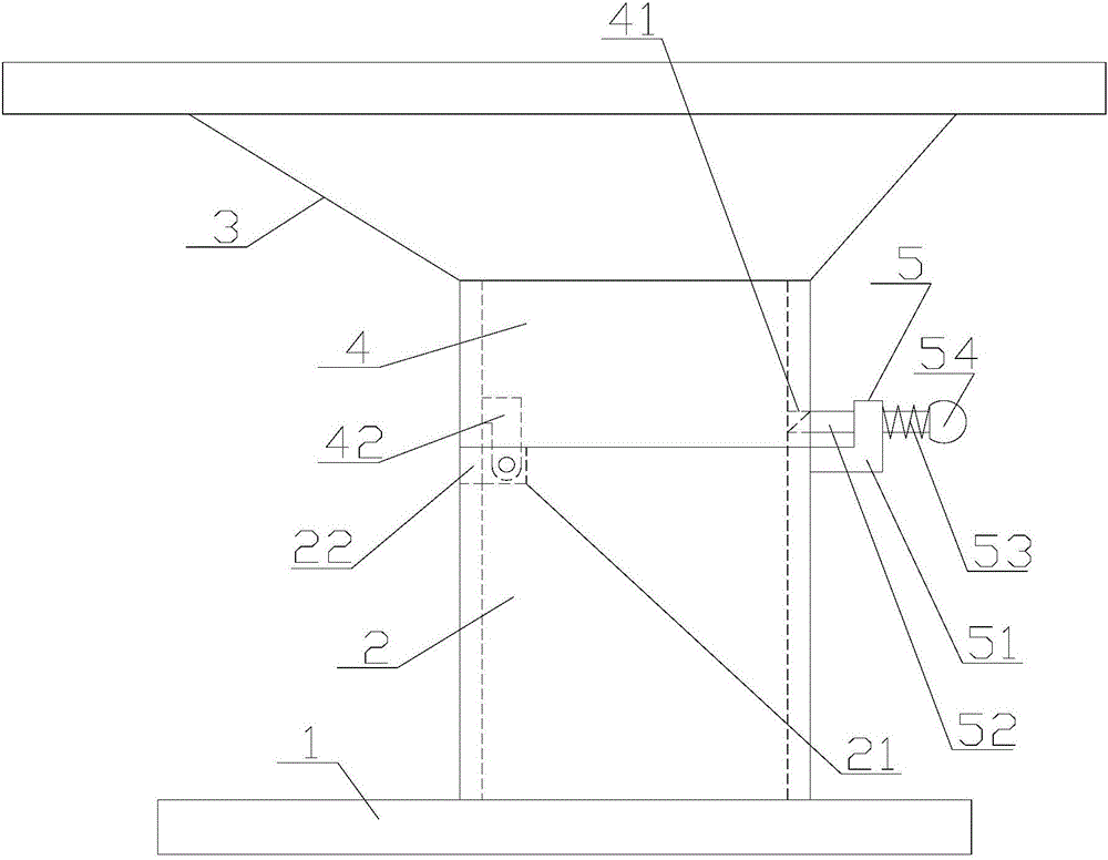 一種襪子縫頭機機架的制作方法附圖