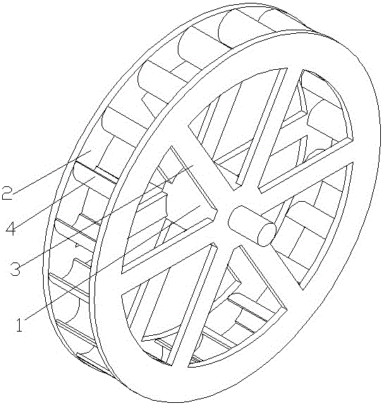 戶(hù)外用低水頭水輪結(jié)構(gòu)的制作方法附圖