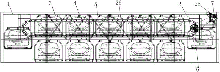 一種平移循環(huán)式停車設(shè)備的制造方法附圖