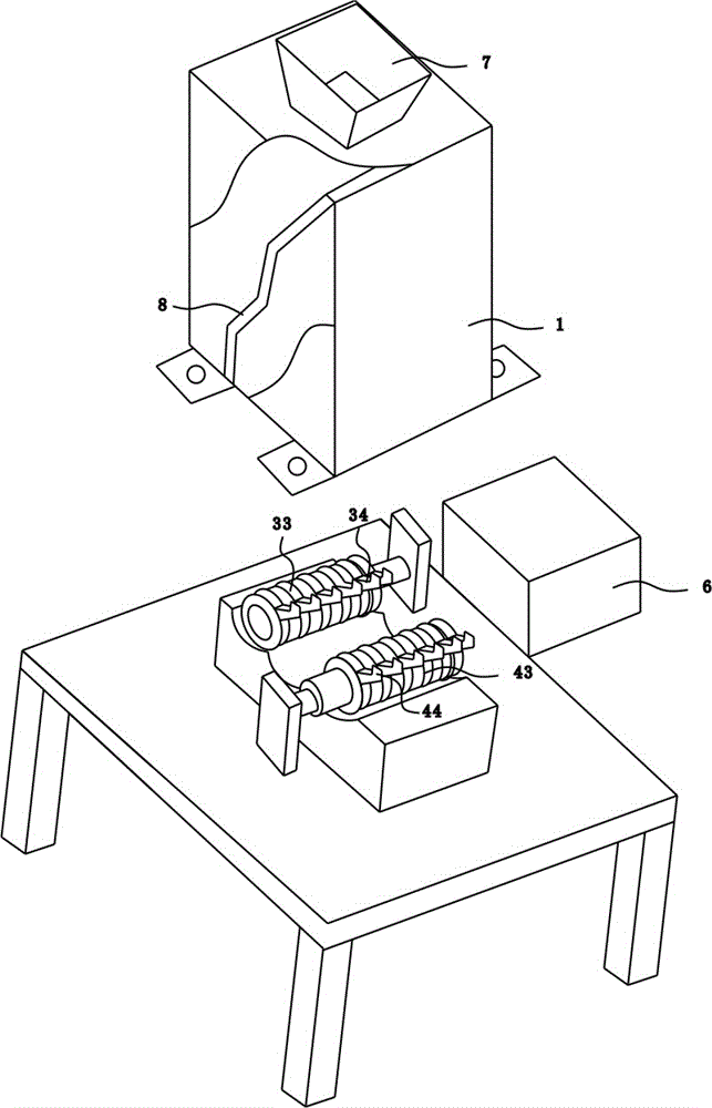 實用型廢舊電池破碎機的制作方法附圖