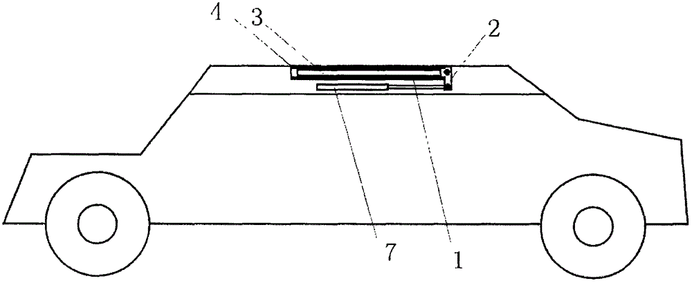 翻轉(zhuǎn)式車(chē)載雷達(dá)支架的制作方法附圖