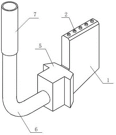 一種航空發(fā)動(dòng)機(jī)五點(diǎn)總溫探針的制作方法附圖