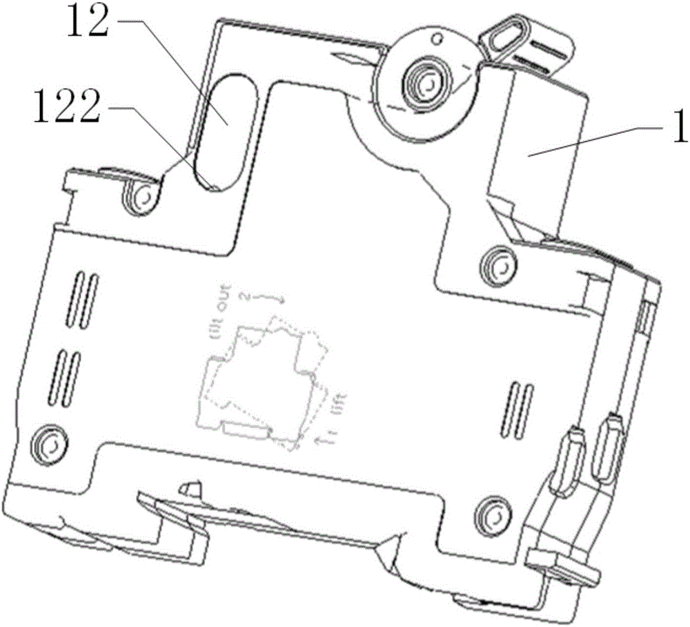斷路器的外殼結(jié)構(gòu)的制作方法附圖