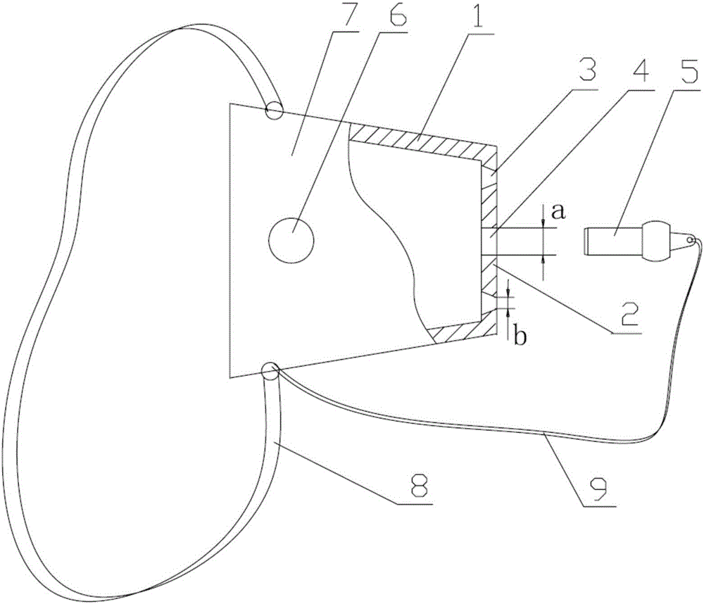 一種簡易可視氣管套管保濕防塵罩的制作方法附圖