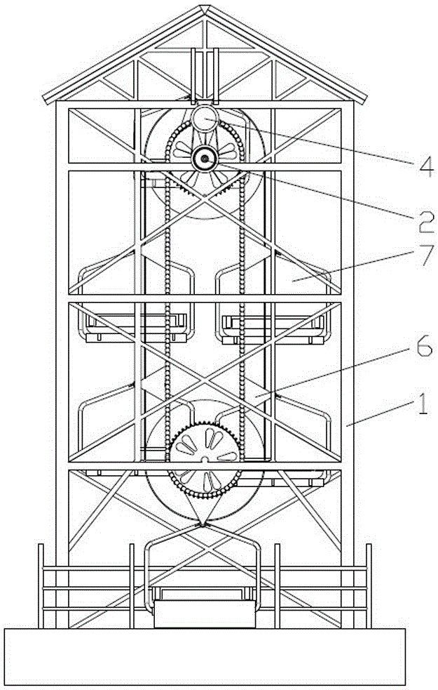 新型立體式停車庫的制作方法附圖