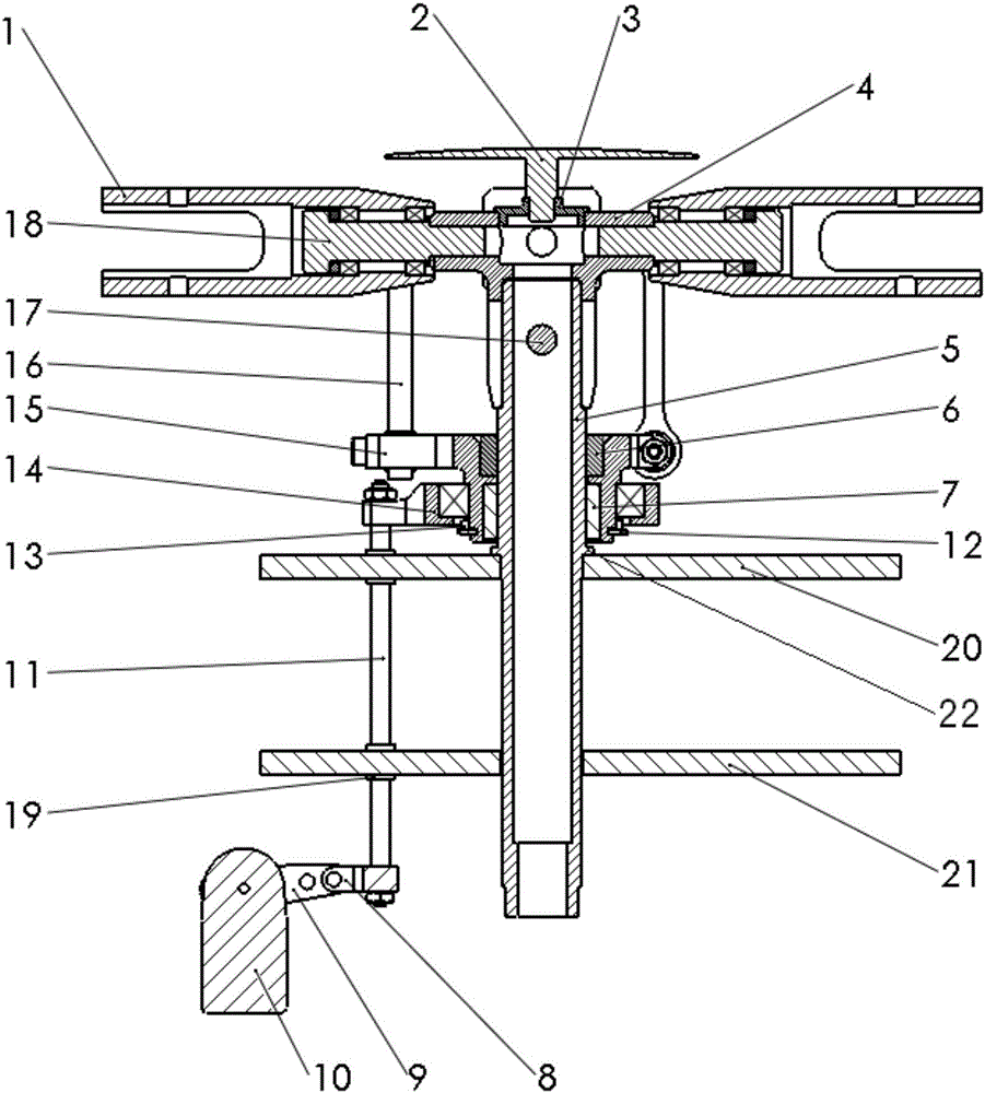 一種變槳距機(jī)構(gòu)的制作方法附圖