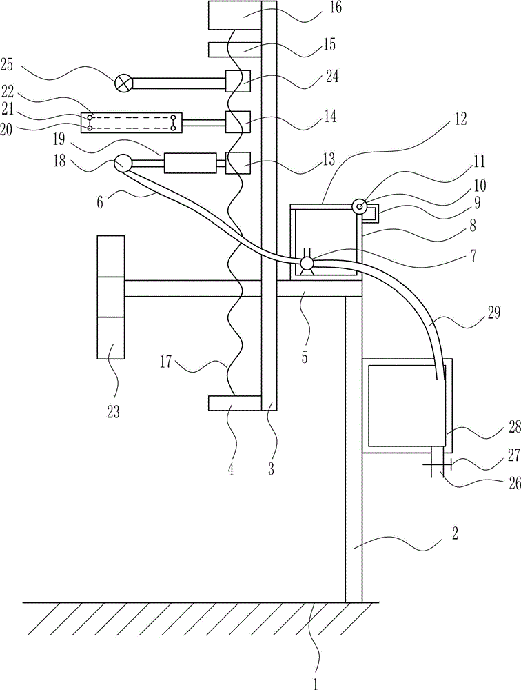 一種道路用紅綠燈清理裝置的制造方法附圖