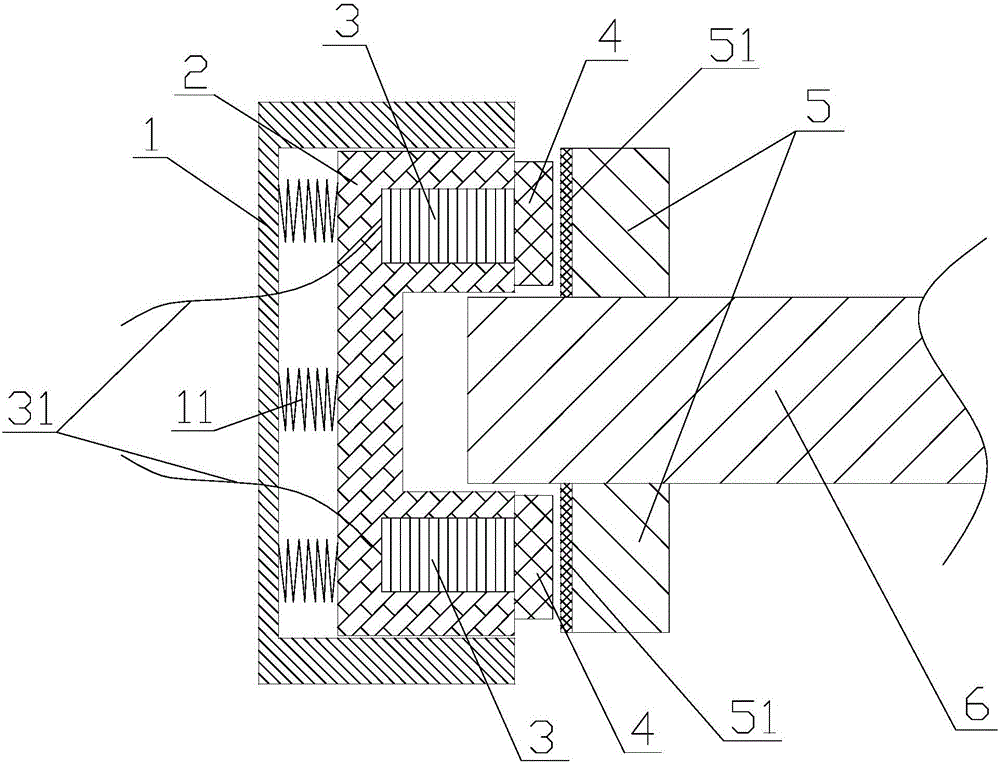 傳動(dòng)軸上齒輪傳動(dòng)機(jī)構(gòu)的制動(dòng)裝置的制造方法附圖