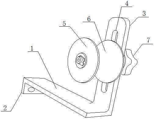 一種可調(diào)節(jié)式呼吸管導(dǎo)向結(jié)構(gòu)的制作方法附圖