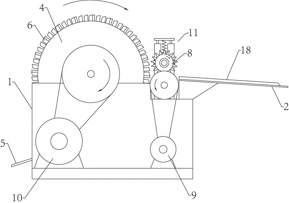 一種棕絲開松機(jī)的制作方法附圖