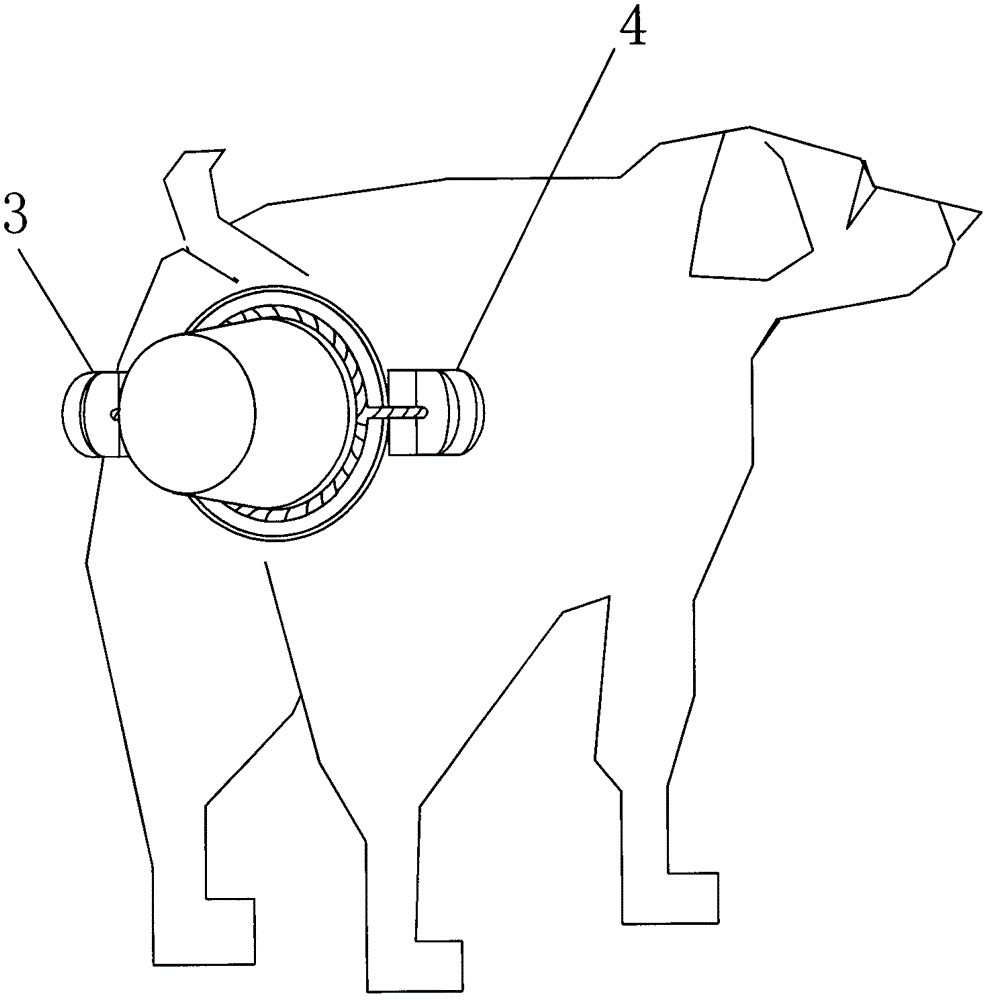 長毛寵物犬便攜式接便器的制造方法附圖