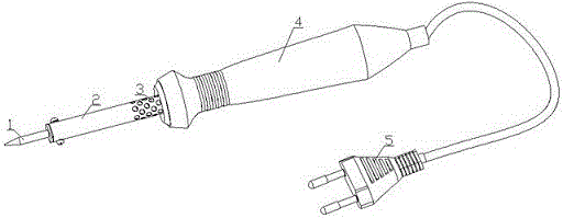 一種用于拆裝ic芯片的吸錫電烙鐵的制作方法附圖