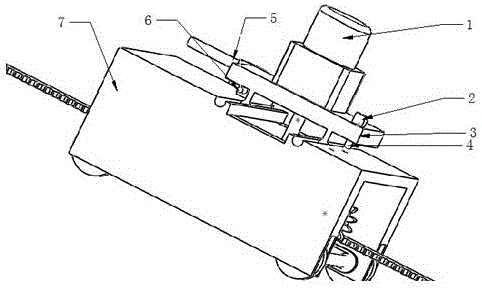 一種焊接小車的行走機構的制作方法附圖