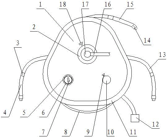 一種醫(yī)用吸氧面罩的制作方法附圖