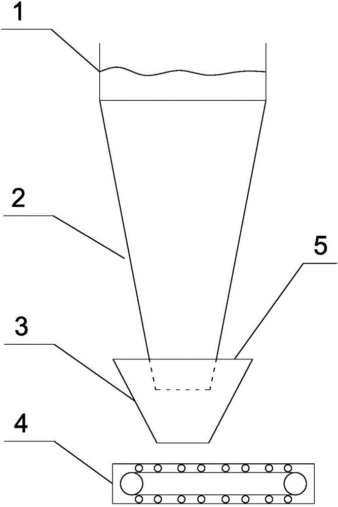 雙層分體防堵原煤斗的制作方法附圖