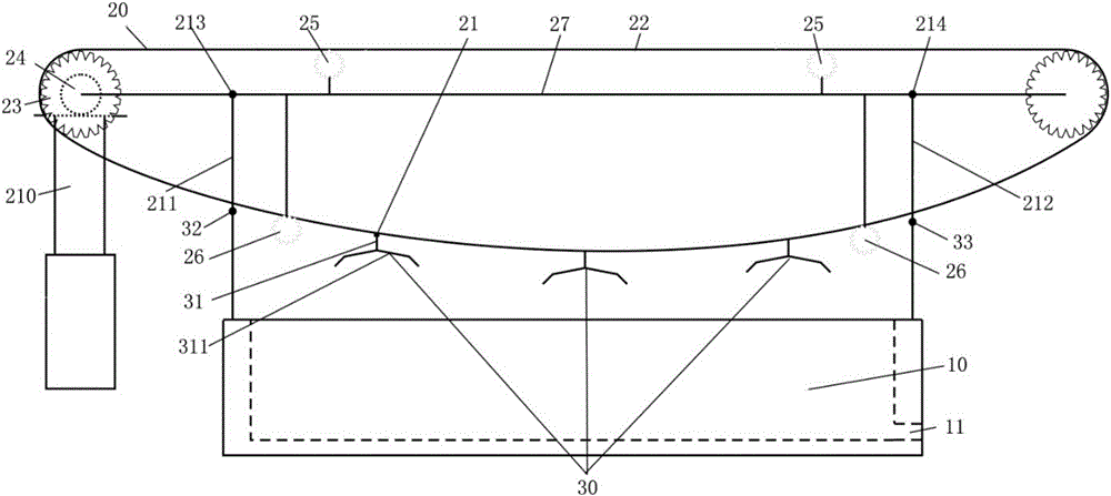 一種適合cmis系統(tǒng)的自動(dòng)旋轉(zhuǎn)水漬法服裝納米后整理裝置的制造方法附圖