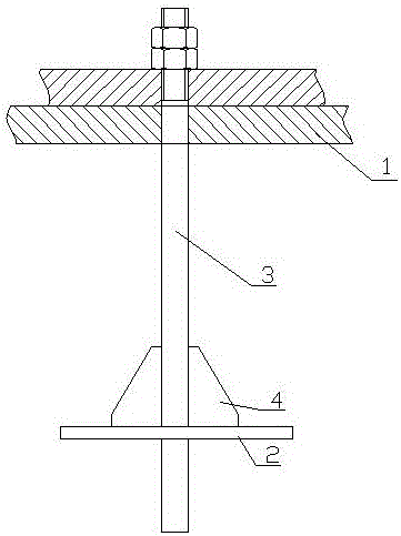 重型設(shè)備固定用地腳螺栓的制作方法附圖