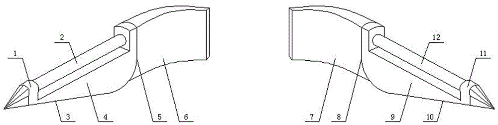 一種青儲(chǔ)機(jī)割臺(tái)用分禾側(cè)板的制作方法附圖