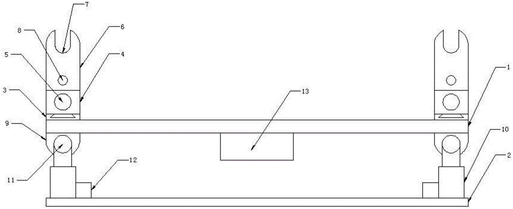 一種可調(diào)節(jié)的自行車檢修平臺(tái)的制作方法附圖