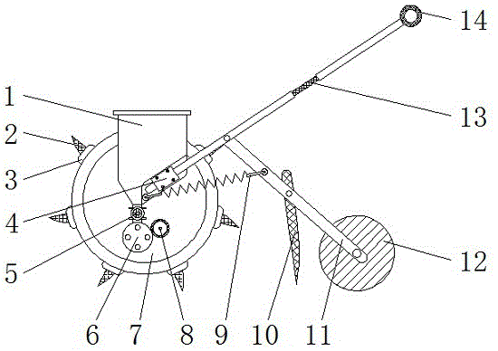 一種新型播種機(jī)的制作方法附圖