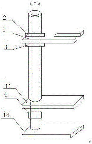 在線式更換軋機(jī)sony磁尺的夾具的制作方法附圖