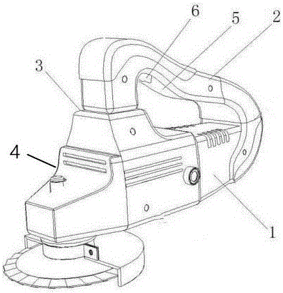 一種電動角磨機(jī)的制作方法附圖