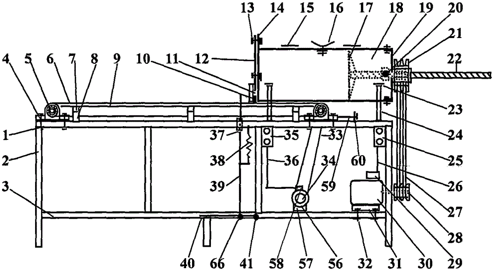 一種電動(dòng)螺旋擠壓自動(dòng)切條面條機(jī)的制作方法附圖