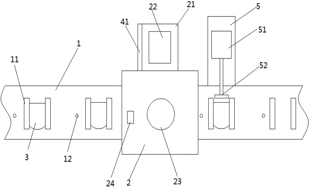 一種環(huán)保連續(xù)式激光打標(biāo)機(jī)的制作方法附圖