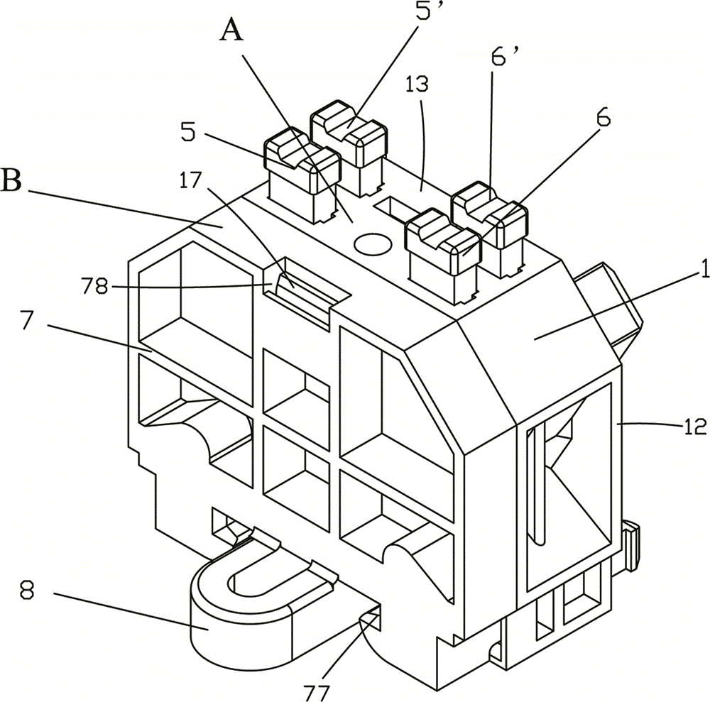 多兼容直插式快速連接器及組件的制作方法附圖