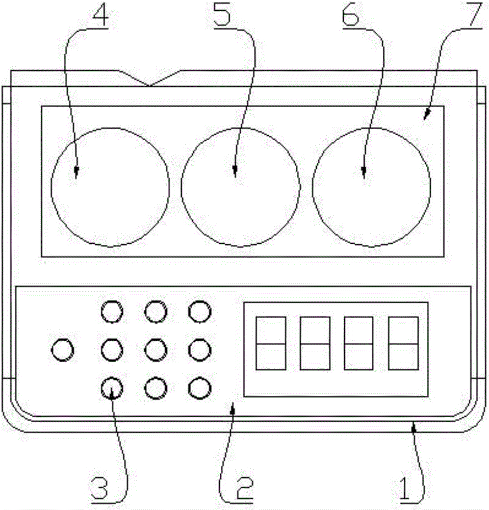 新型觸摸式控制電子儀表的制作方法附圖