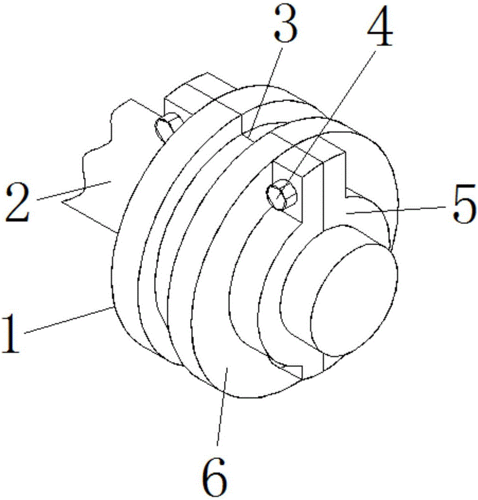 一種絞線機(jī)傳動軸擋油環(huán)的制作方法附圖