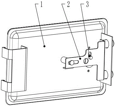 保險箱開關門機構(gòu)的制作方法附圖