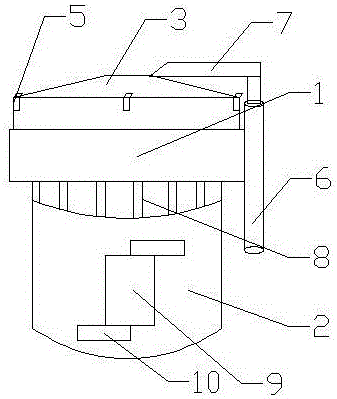 一種印染用cmc震動(dòng)篩選機(jī)的制作方法附圖