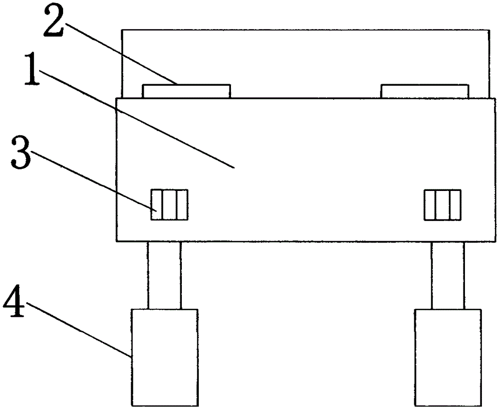 一種高度可調(diào)節(jié)的灶臺(tái)的制作方法附圖